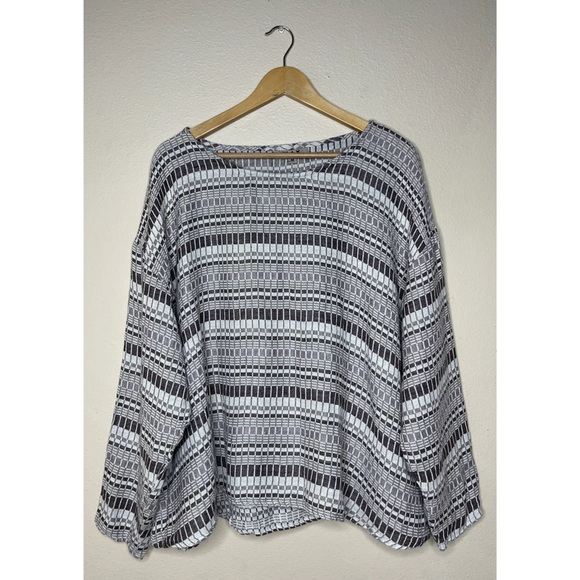 FLAX lagenlook  Linen blend  Pullover blouse M - Picture 1 of 7